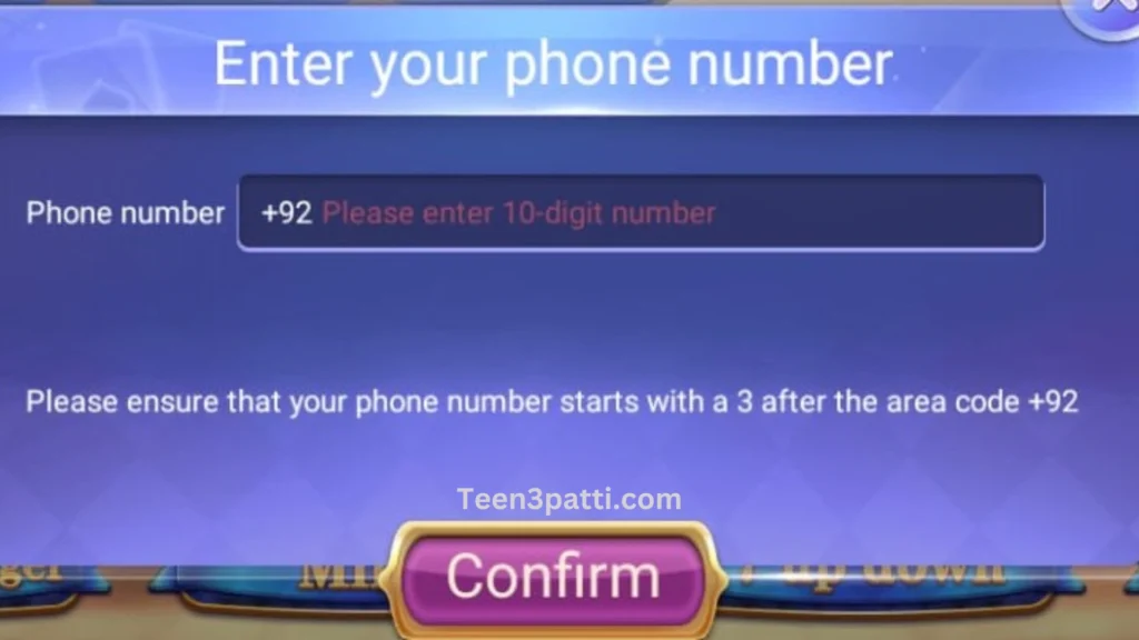 Register Teen Patti Max