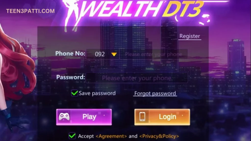 Wealth DT3 Login