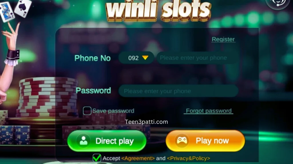 Winli Slots Registration 