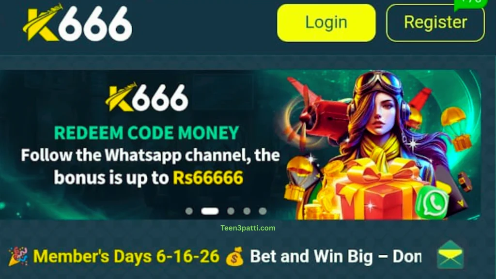 K666 Register Account