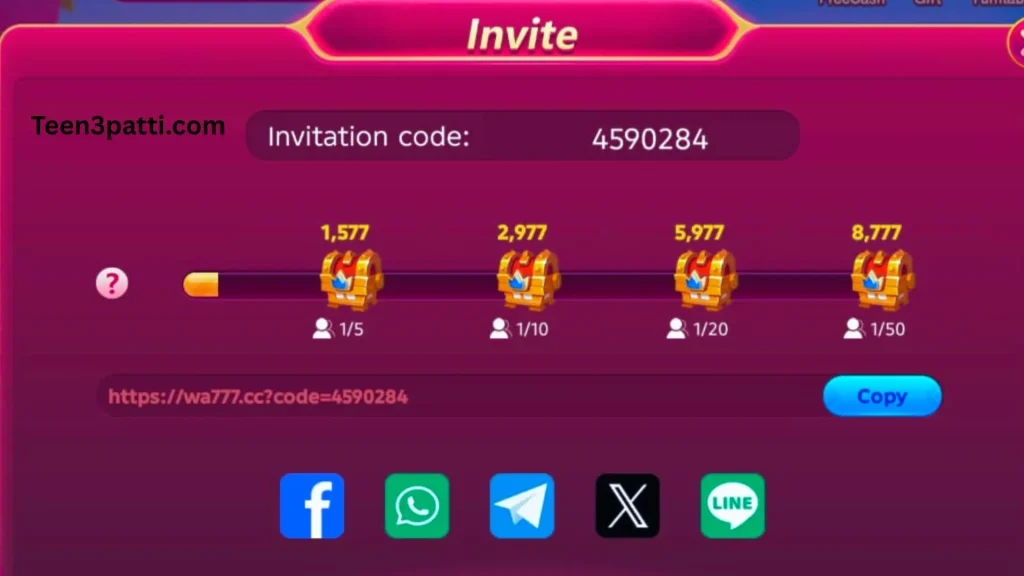 WA666 Invitation Bonus